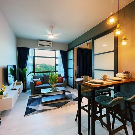 Downtown Urban Suite Jesselton Quay 城中景色套房